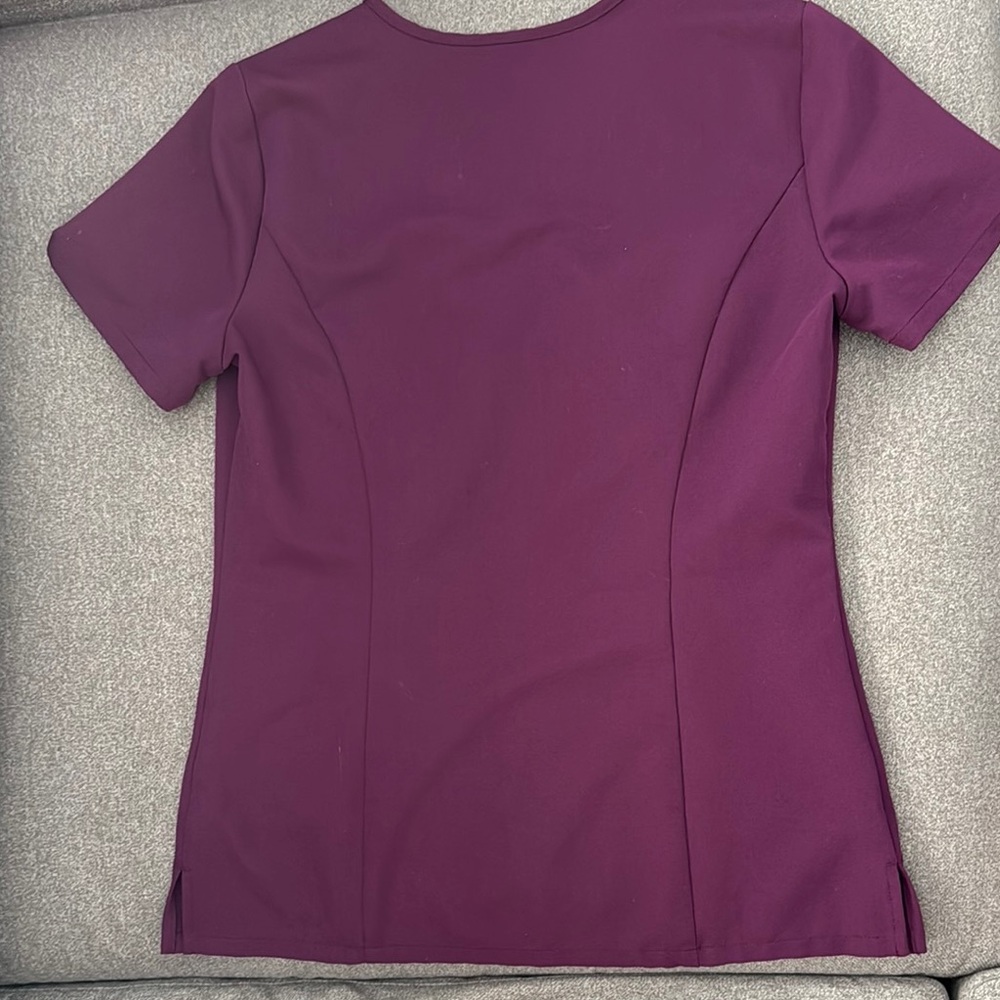 FIGS Women's Technical Collection Catarina one pocket Purple Scrub Top